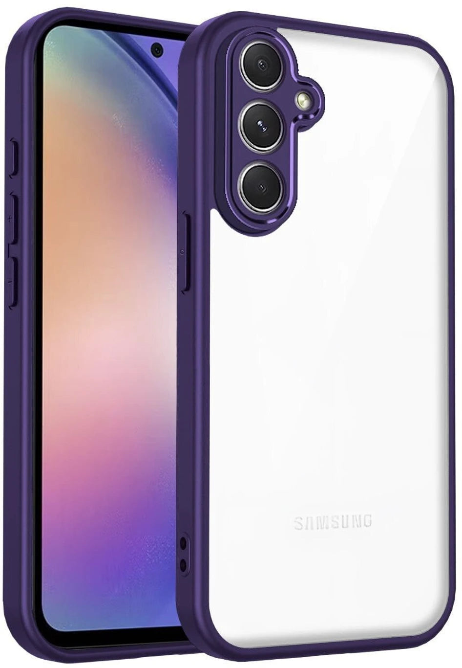 Back Cover for Samsung Galaxy F55 5G (Shock Proof, Multiple Styles)