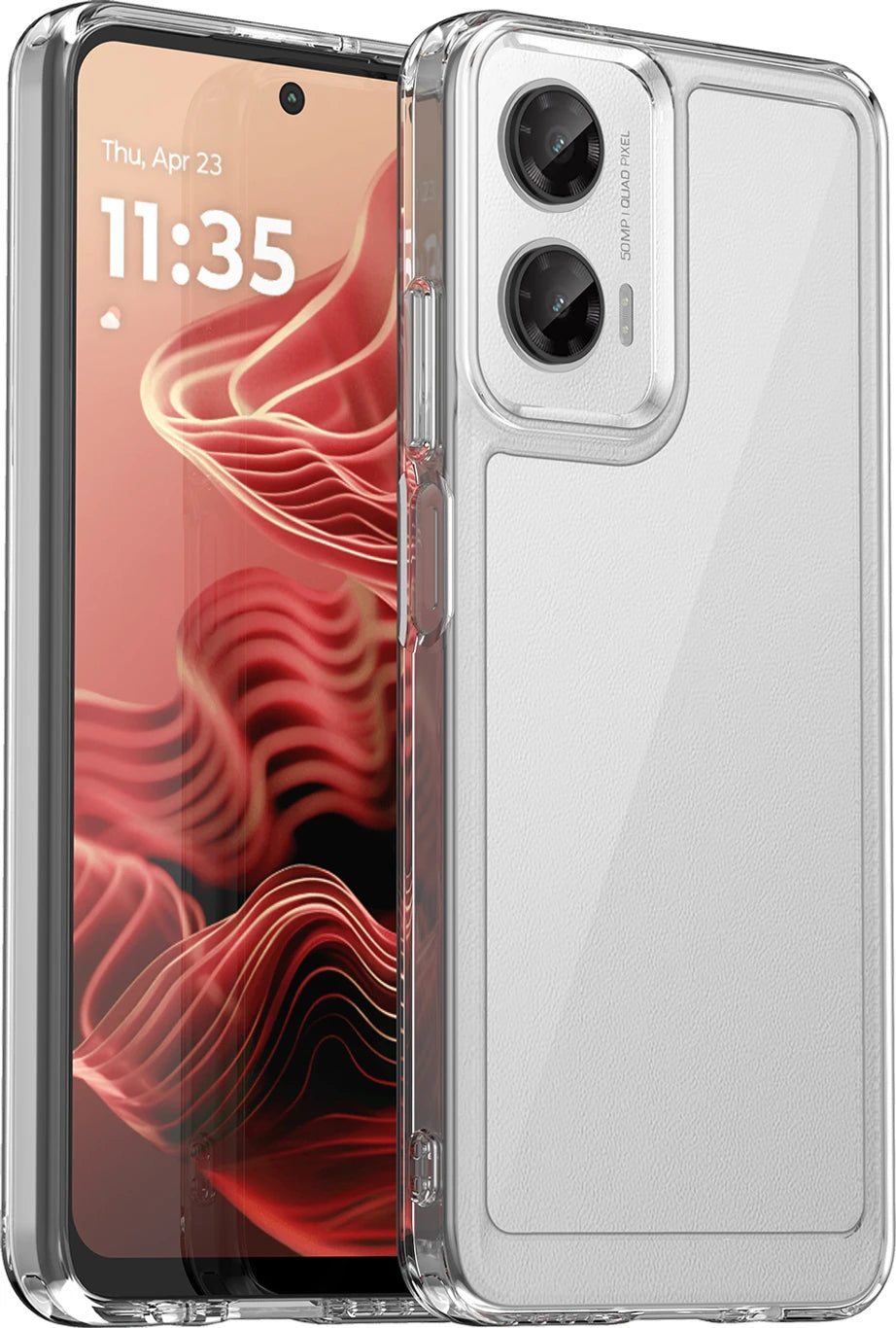 Back Cover for Motorola Moto G35 5G (Transparent, Shock Proof, TPU)