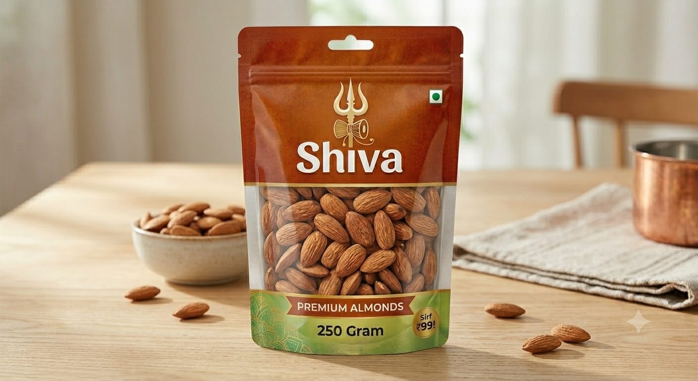 Shiva Premium Almonds 250g