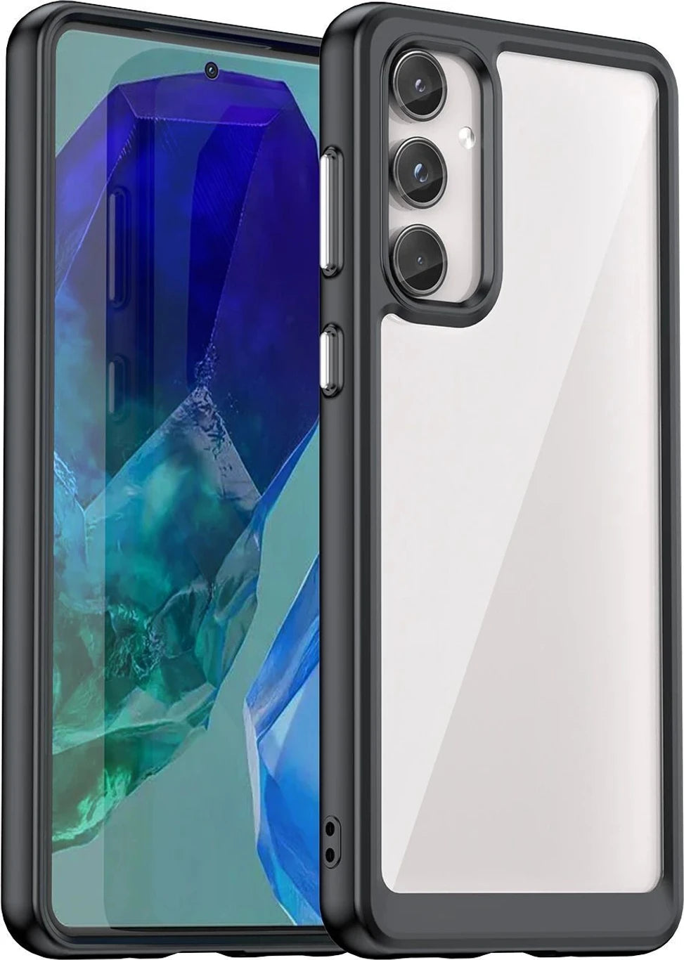 Back Cover for Samsung Galaxy F55 5G (Shock Proof, Multiple Styles)