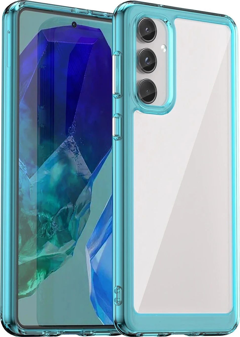 Back Cover for Samsung Galaxy F55 5G (Shock Proof, Multiple Styles)