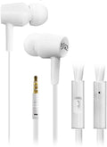 PBT Smart Universal Wired Earphones with Mic (White)