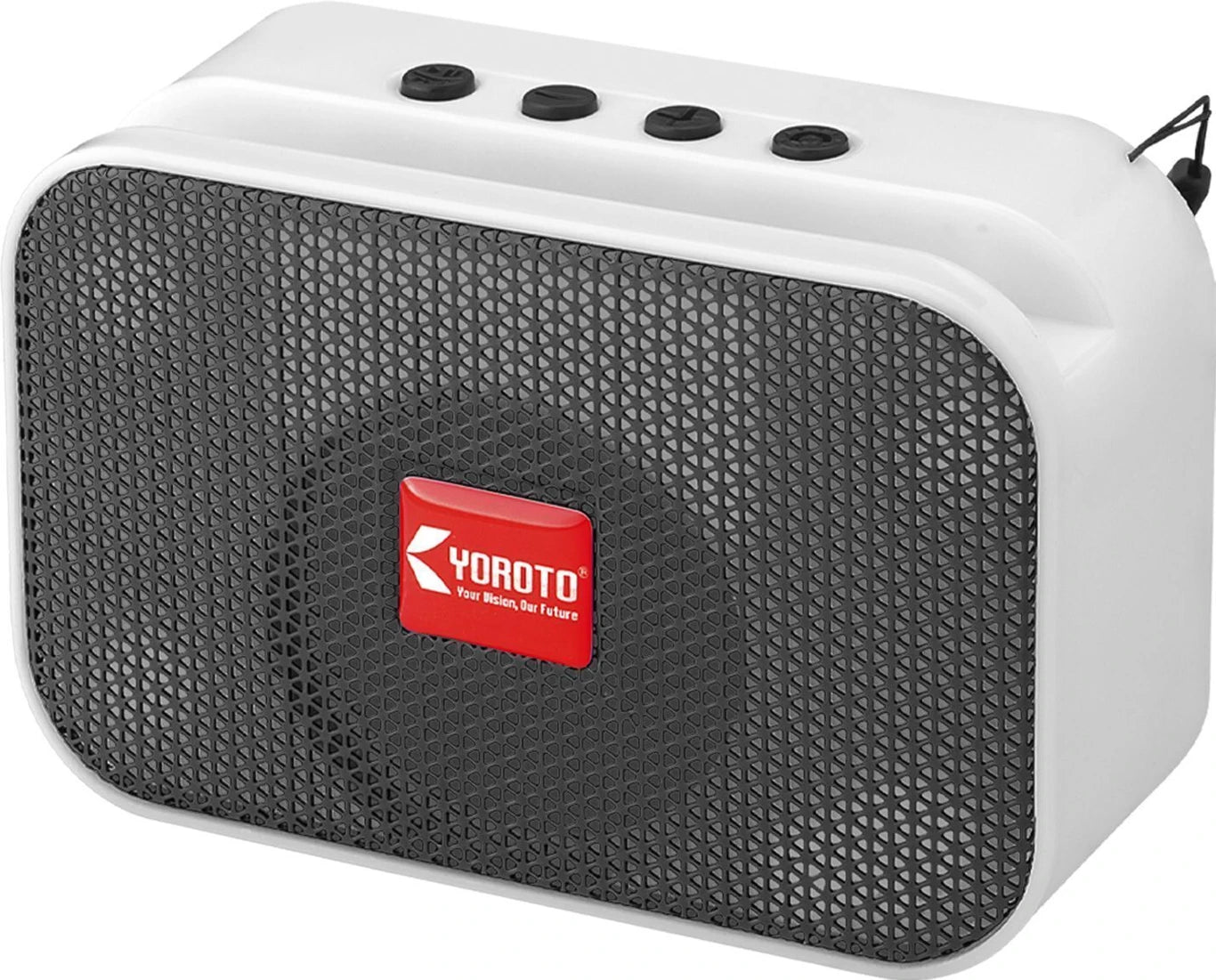 YOROTO Portable Speaker With Thunder Sound and High Bass 5W Bluetooth Speaker (Red, White, Stereo Channel)