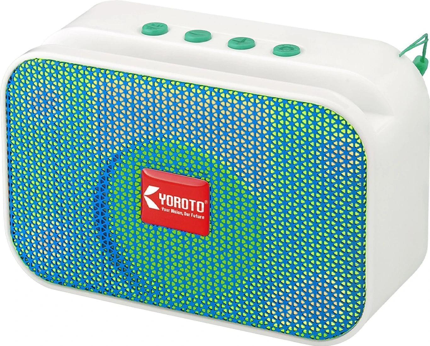 YOROTO Portable Speaker With Thunder Sound and High Bass 5W Bluetooth Speaker (Red, White, Stereo Channel)
