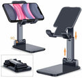 Phone Stand 360° Rotation Height & Angle Adjustable for Phone & Tablet (Black)