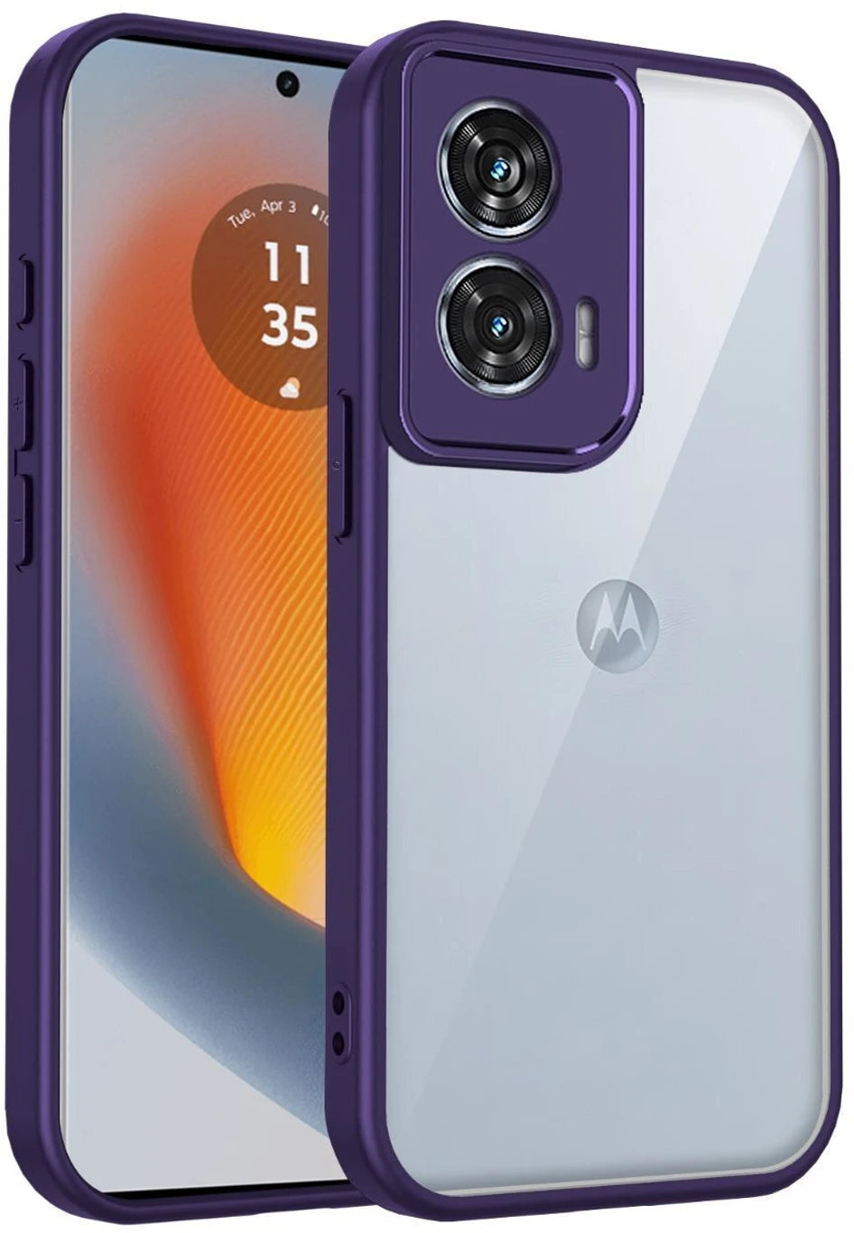 Back Cover for Motorola Moto G35 5G (Transparent, Shock Proof, TPU)