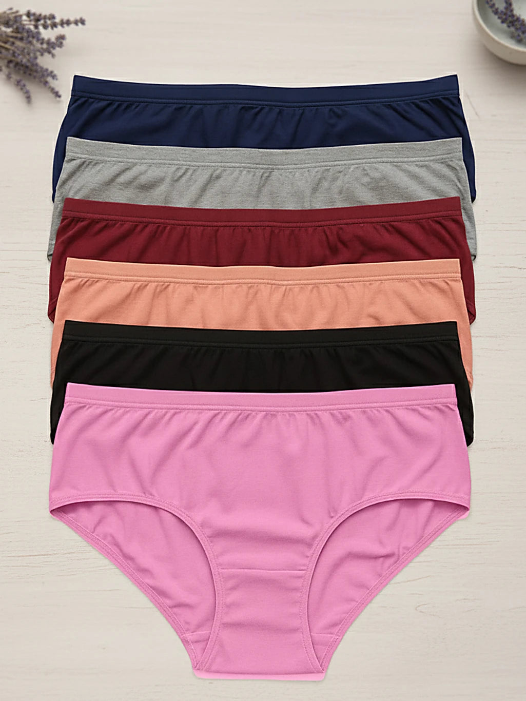 Ladies Cotton Panties - Pack of 6